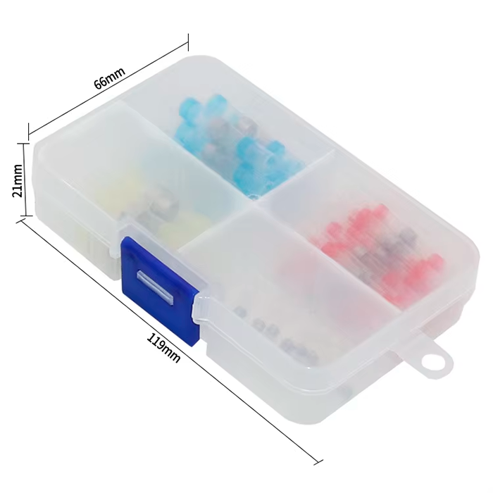 Kit Conectores Termocontraíbles Soldadura Terminales 50 Pcs - Imagen 7